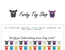 Tablet Screenshot of furbytoyshop.com